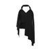 Women's Fashion Halter Neck Backless V Neck Irregular Camisole European American Style Autumn Winter Sexy Top Polyester Material_ecoleips.com