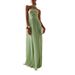Women's Clothing Pleated Tube Top Dress Temperament Sleeveless Pleated Large Swing Ribbon Female_ecoleips.com