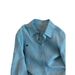 Korean Style Women's Long Sleeve Shirt Breathable Cotton Linen Solid Color Elegant Fit Loose T-Shirt Fashionable Versatile_ecoleips.com