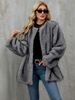 Women's Faux Fur Coat Winter Warm Fluffy Cardigan Jacket Oversized Outerwear For Casual & Office_ecoleips.com