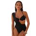Women's Thin Rope Shoulder Strap Bikini Triangle Cup Swimwear Trending Sexy Beach Hot Springs_ecoleips.com