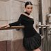 WG133 Creative Design 2025 Summer Sexy Style Private For Ladies, Strapless Off-Shoulder Puffy Skirt Dress_ecoleips.com