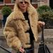Trendy Faux Fur Coat Women's Fashion Outerwear Elegant Streetwear Loose Fit Long Sleeve Winter Coat_ecoleips.com