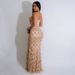 Women's Clothing Sequin Party Long Skirt Fashionable Suspender Bag Hip A Line Skirt For Women_ecoleips.com