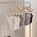 Women's Clothing Lace Splicing Striped Camisole In Summer With Breast Pads And Beautiful Back Bras To Wear As Inner Tops_ecoleips.com