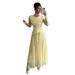 Women's Clothing Elegant Lace Long Sleeved Women's Dress Ensures Durability And Longevity Autumn Winter_ecoleips.com
