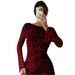 Women's Sexy Backless Leopard Print Dress Long Sleeved European American Style Hot Selling Autumn Winter Real Photos In Stock_ecoleips.com