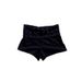 Gothic Punk Dark Rhinestone Mini Skirt For Women Sexy Hot Low Waisted Black White Polyester Style_ecoleips.com