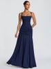 Mozision Off-shoulder Backless Sexy Maxi Dress Women Elegant Strapless Sleeveless Bodycon Ruched Club Party Long Dresses Female_ecoleips.com