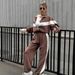 Stylish Women's Casual Sport Set With Zip Hoodie And Pants Urban Streetwear, Comfortable Polyester Fabric, Multiple Colors And Sizes For Everyday Wear_ecoleips.com