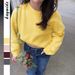 DiYun European And American Casual Vacation Knitted Long-Sleeve T-Shirt Sweater Women's Clothing 2025_ecoleips.com