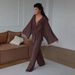 Women's Lazy Style Pajama Set Modal Loose Casual Home Wear Spring Summer_ecoleips.com
