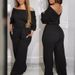 Women's Clothing New Fashion Elegant Large Size Wide Leg Jumpsuit_ecoleips.com