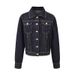 Korean-style Retro Short Denim For Petite Women, 2026 Spring New Model, Simple And Versatile, Loose Casual Jacket_ecoleips.com
