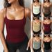 Women's Summer Style Milk Silk Slim Short Vest Top Hot Girl Suspenders Bottoming Inner Wear European American Clothing_ecoleips.com