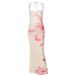 Women's Floral Print Off Shoulder Lace Panel Halter Backless Midi Dress – Summer Boho Gown_ecoleips.com
