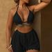 Aria Basics 2025 New European American Foreign Trade Bikini Set, Halter Neck, Tie-Up, Sporty Style, Two-Piece, Boxer Triangle_ecoleips.com