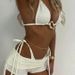 Aria Basics European And American Foreign Trade Women's Two-piece Swimsuit, Simple Strap Sexy Swimwear, Tight-fitting Bikini_ecoleips.com