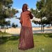 Women's Clothing New Fashion High End Long Sleeved Top Splicing Dress Female Long Skirt_ecoleips.com