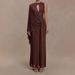 Women's Clothing Women's Hollow Out Slim Fit Long Dress Asymmetrical Solid Color Elegant Sexy Fashion For Formal & Casual For Women_ecoleips.com