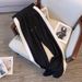 Women's Clothing Sports Style Cardigan Sweatshirt Wide Leg Pants Large Size High End Temperament Slim Long Pants_ecoleips.com