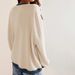 Women's Street Style Contrast Color Ribbed Long Sleeve Round Neck Sweater Jacket Loose Shoulder Top For Spring And Autumn_ecoleips.com
