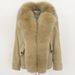 Women's Clothing Winter New Style Fur Fox Fur Collar Down Jacket Women's Short Thick Fashion Parka Coat_ecoleips.com