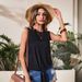 Voya 2026 Hot-Selling Basic Women's Fashion Casual Style T-Shirt, New Spring/Summer Loose Slimming Top_ecoleips.com