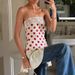 TARUXY Polka Dots Lace Suspenders Dress Women Slim One Shoulder Backless Sexy Mini Dress Summer Vacation Party Female Dress New_ecoleips.com