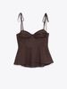 Women's Clothing Strapless Top American Style Thin Summer Fashion Trendy Clothing Hommade Feel Regular Fit Polyester_ecoleips.com