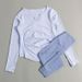 Fitness Suits Yoga Suits Long Sleeved Tops For Women Loose Breathable Yoga T Shirt Cover Up V Neck Quick Drying Running Sports_ecoleips.com