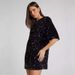 2025 Spring/Summer New Women's Fashion Mid-Length Asymmetrical Shoulder Sequin Dress Gown_ecoleips.com