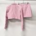 High-End For Women 2025 Light Beaded Rhinestone Bowknot Houndstooth Jacket And Skirt Two-Piece Set_ecoleips.com