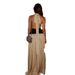 European And American Cross-border Women's Clothing 2025 Summer New Polka Dot Halter Neck Sexy Backless Slim-fit_ecoleips.com
