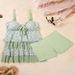 Women's Clothing Summer Strap Floral Skirt Two-Piece Swimwear Women's Professional Sports Belly-Covering Slim Swimwear_ecoleips.com