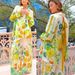 Women's Clothing new printed holiday long sleeved two piece suit INS loose casual trousers suit _ecoleips.com