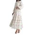 Modest Abaya Dress Bohemian Floral Maxi Dress – Tiered Ruffles & Belted Waist – Long Sleeve Boho Dress_ecoleips.com