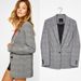 European American Plus Size's Blazer Spring And Autumn Casual Loose Single-Button Plaid Small Suit For_ecoleips.com
