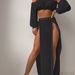 Women's Clothing Women's Two Piece Swimsuit Cover Up With Off-Shoulder Sleeves And High Slit Skirt For Formal & Casual_ecoleips.com