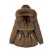 Korean Style Reversible Winter Parka For Women - Detachable Hood, Thick Cotton Padding, Warm & Stylish Outerwear_ecoleips.com