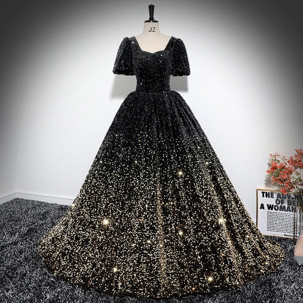 Women's Clothing Female Vocal Art Exam Bel Canto Solo Performance Dress Coming Of Age Ceremony Annual Party Piano Performance Host Puffy Skirt_ecoleips.com