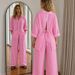 Women's Spring/Summer Cotton Linen Set Backless Shirt Wide Leg Pants Two Piece Casual Comfortable Breathable European American Style_ecoleips.com
