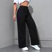 American-style Wide-leg Denim Pants For Women, 2025 Spring New Model, Washed, Loose, Slimming, Straight-leg,_ecoleips.com
