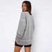 Bestseller: Color-Block Loose-Fit Crew Neck Pullover Sweatshirt With Slits, Stylish Long-Sleeve Casual Top_ecoleips.com