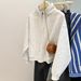 American-style Real-shot Spring And Autumn New Stand-up Collar Half-zip Long-sleeve Composite Sweatshirt For Women, Thin_ecoleips.com