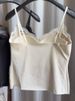 K Hot Girl Pure Desire Lace Strap Beautiful Back Fixed Cup No Trace Inner Wrap Chest Smearing Underwear Tank Top Outer Wear_ecoleips.com