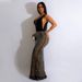direct tribute wool spliced polyester mesh strapless backless sexy dress hot diamond party long dress for women_ecoleips.com