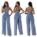 Women's Clothing Denim Jumpsuit Wide Leg Pants_ecoleips.com