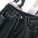 Korean Retro Wide-Leg Jeans For Women, Autumn And Winter Fleece-Lined Warm High-Waist Tummy Control Slimming_ecoleips.com