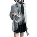 Two-Piece Set/Single Piece Lazy Loose Tassel Design Pullover Sweater + College Style Pleated Skirt Set For Women_ecoleips.com